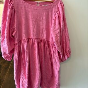 Free People Pink Mini Dress